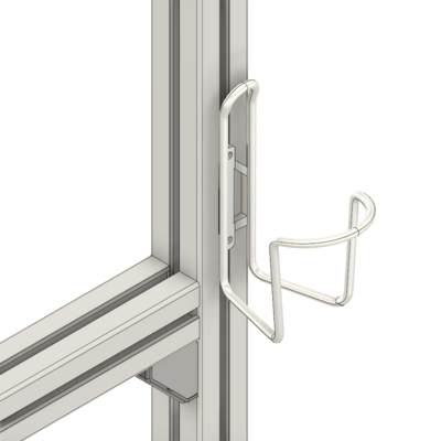72-010-1 MODULAR SOLUTIONS PROFILE<BRE>ALUMINUM BOTTLE CAGE W/HARDWARE